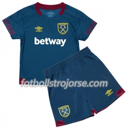 West Ham United Matchtröjor Barn Borta Fotbollströja 2018-2019